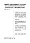 UNA BREVE MIRADA A LOS ORÍGENES DEL DISEÑO DE MECANISMOS Y SU RELACIÓN CON LAS INSTITUCIONES