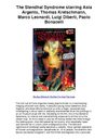 The Stendhal Syndrome starring Asia Argento Thomas Kretschmann Marco Leonardi Luigi Diberti Paolo Bonacelli - Blu-Ray...