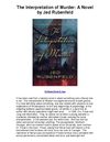 The Interpretation of Murder A Novel by Jed Rubenfeld - Ny Meets Freud & Jung