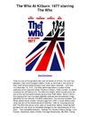 The Who At Kilburn 1977 starring The Who - The Who At Kilburn 1977 (And London 1969) Deluxe 2 - Disc Dvd Set