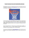 Practice Time Needs To Be Used To Basketball Best Advantage