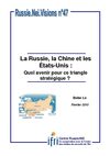 La Russie, La Chine et les Etats-Unis : quel avenir pour ce triangle stratégique?