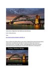 Sydney Harbour Bridge Reise Travel SelMcKenzie Selzer-McKenzie
