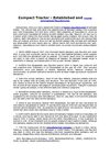 Compact Tractor - Established and Trusted International Manufacturers