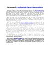 Purpose of Purchasing Electric Generators