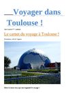 Carnet de voyage 2010 à Toulouse
