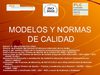 MODELOS Y NORMAS DE CALIDAD