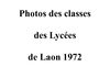 Photos des classes des Lycées de Laon de 1972