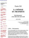 XII Médine, petit laboratoire d'une théocratie universelle (622-630)