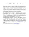 Prices of Property in India are Rising