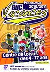 GUC Vacances - programme 2010-2011