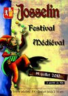 Programme Festival Médiéval Josselin 2010