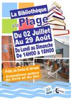 affiche de la bibliothèque de plage 2010