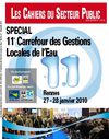 Cahiers du Secteur Public, spécial 11e Carrefour des Gestions Locales de l'Eau