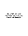 El Amor en los Tiempos del Colera - Gabriel Garcia Marquez