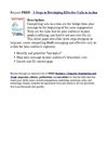 3 Steps to Developing Effective Calls to Action