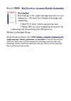 Best Practices - Accounts Payable Automation