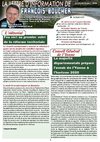 La lettre d'informations de François Boucher - juin/juillet 2010