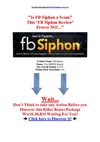 fb siphon bonus, fb siphon review and bonus