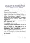 Carta - Junho 2010 - Pr. Rober e Jandira