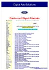 Ford Shop Manuals