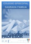 MUESTRA CUADERNO DEL PROFESOR COLEGIO EPISCOPAL SAGRADA FAMILIA SIGÜENZA 2010