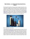 Water Softeners - An Indispensable Requirement for Any Industry