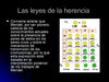 las leyes de la herencia (biologia)
