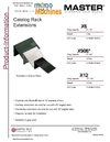 Master X18 Catalog Rack Extension Specs