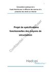 HADOPI - Projet de spécifications fonctionnelles des moyens de sécurisation