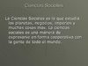 Ciencias Sociales