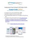 Employment Drug Testing Coupon $5 Off Orders $100+