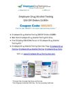 Employee Drug Alcohol Testing Coupon $50 Off Orders $1000+