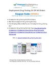 Employment Drug Testing Coupon 5% Off All Orders
