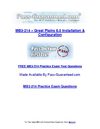 MB3-214 Practice Exam Test Questions