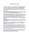 Offshore Outsourcing
