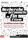 Mémoire de fin d'étude - Marketing et communication dans l'édition numérique
