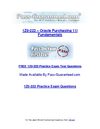1Z0-222 Practice Exam Test Questions