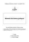 Le Creusot Publications - Mémento des bonnes pratiques à destination des associations