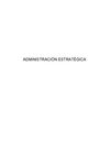 Administración Estratégica