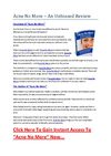 Acne No More - An Unbiased Review