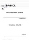 Contraintes et libertés