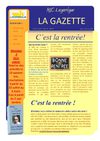 MJC Lagarrigue La gazette n°5 : spécial rentrée