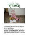 My schoolbag 4to A