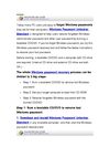 How to Reset Windows Password with Windows Password Unlocker Standard?