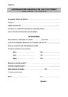 autorisation parental en cas d'accident