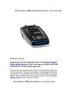 Escort Passport 9500ix Radar Detector - Is it the real deal?