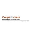 Coups de Coeur de la Bibliothèque de Saint-Fons, septembre 2010