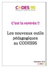 Les nouveaux outils au CODES95 - Septembre 2010