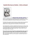Rancilio Silvia Espresso Machine – Coffee on Demand